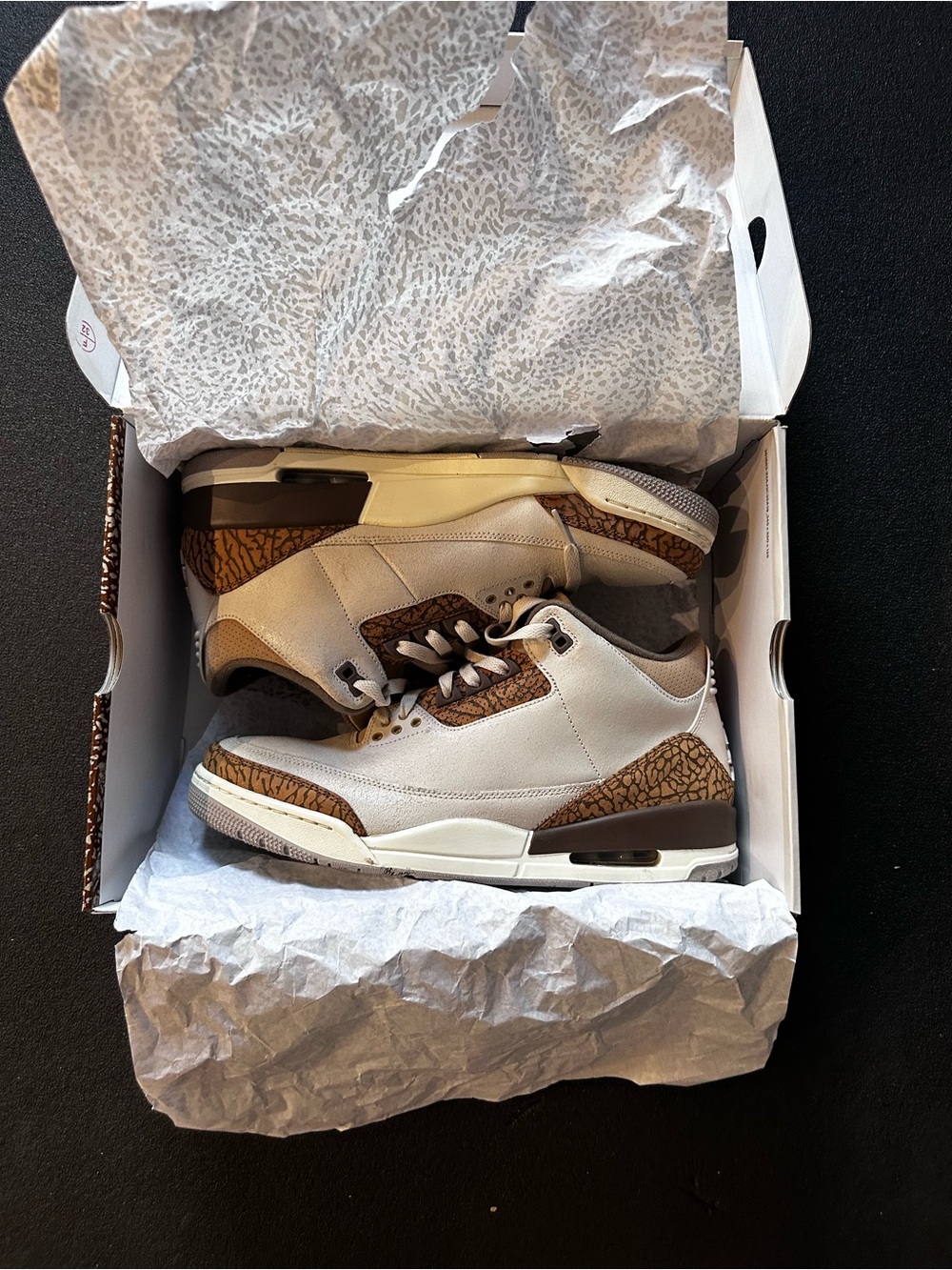 Air Jordan 3 Retro LT OREWOOD brown METALLIC gold